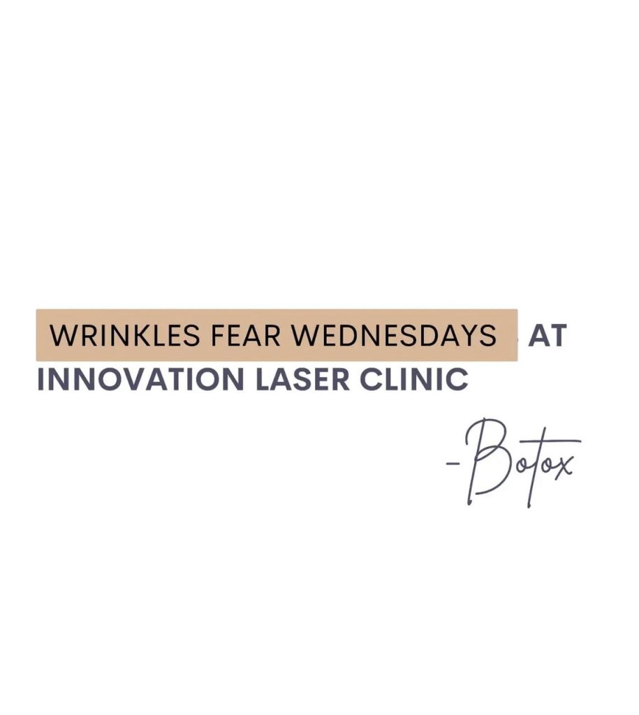 Wrinkle removal promotion June 2025 with Dr Marle. Innovation laser clicnic. Botox.