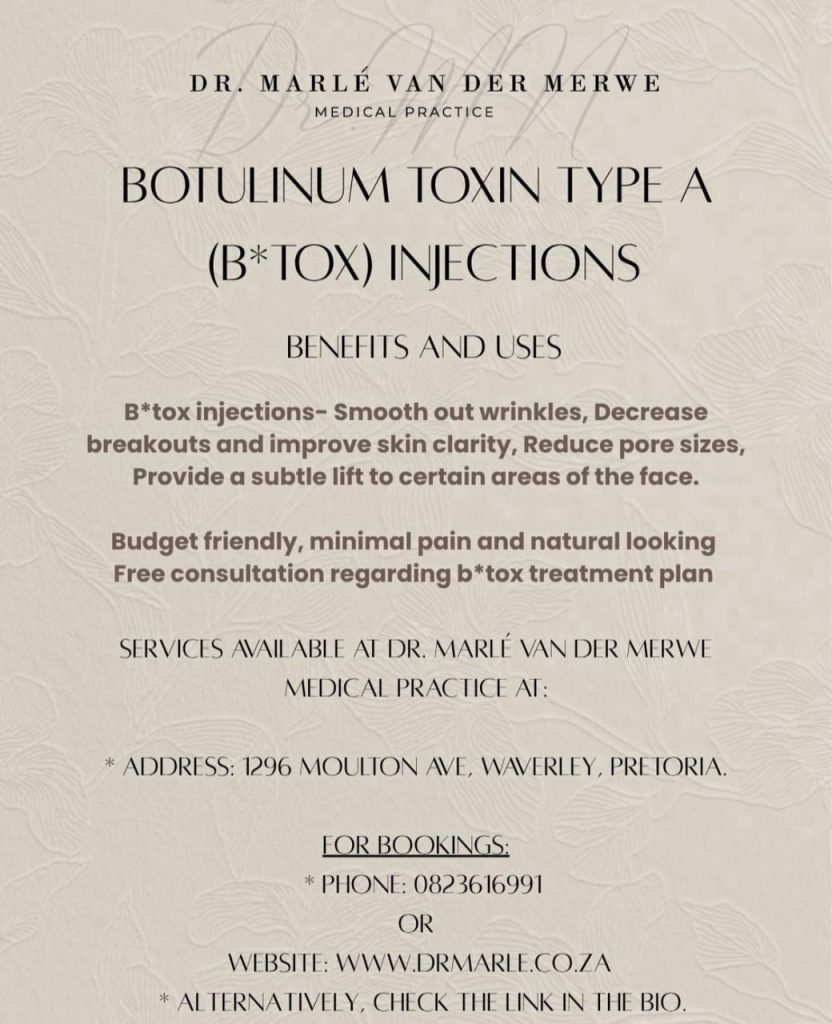 Dr Marle Botulinum Toxin Type A Botox injections